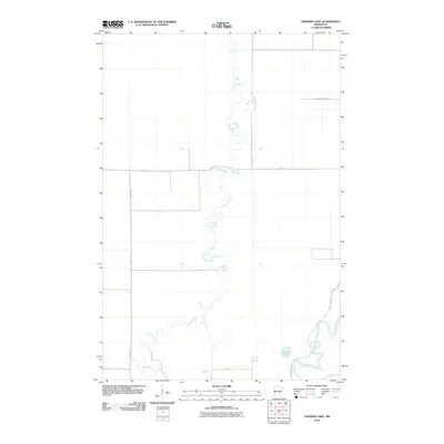 2010 Map of Sanders Lake, 2010 Print