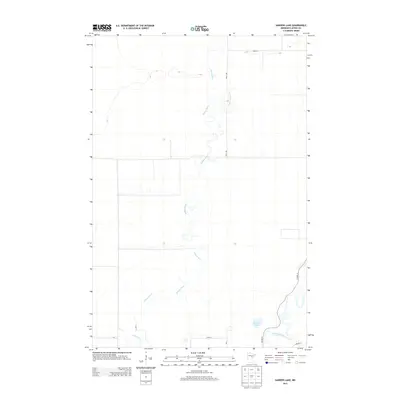 2013 Map of Sanders Lake, 2013 Print