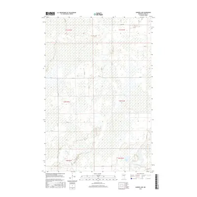 2016 Map of Sanders Lake, 2016 Print
