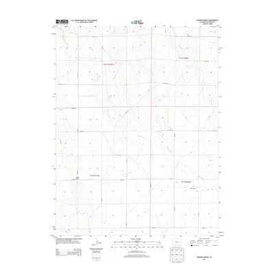 2013 Map of Sanders Ranch, 2013 Print