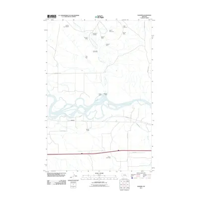 2011 Map of Sanders, 2011 Print