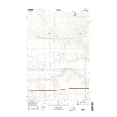 2017 Map of Sanders, 2017 Print