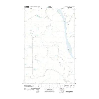 2011 Map of Sanderson Creek, 2011 Print