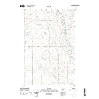 2020 Map of Sanderson Creek, 2020 Print