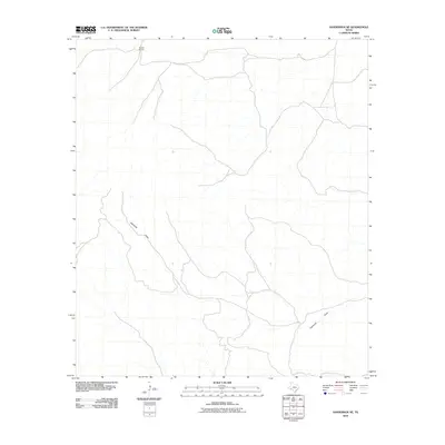 2010 Map of Sanderson NE, 2010 Print