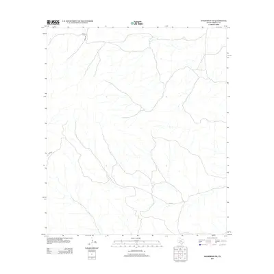 2012 Map of Sanderson NE, 2012 Print