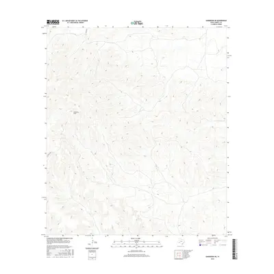 2016 Map of Sanderson NE, 2016 Print