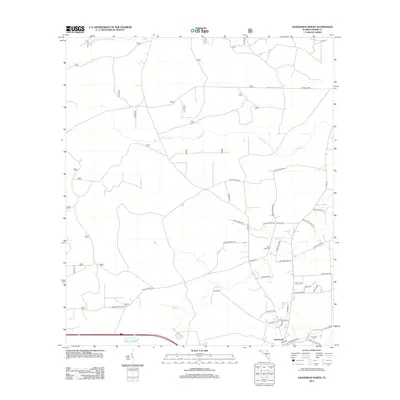 2012 Map of Sanderson North, 2012 Print