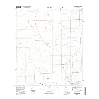2015 Map of Sanderson North, 2015 Print