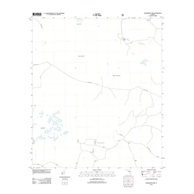 2012 Map of Sanderson NW, 2012 Print