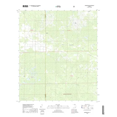 2018 Map of Sanderson NW, 2018 Print