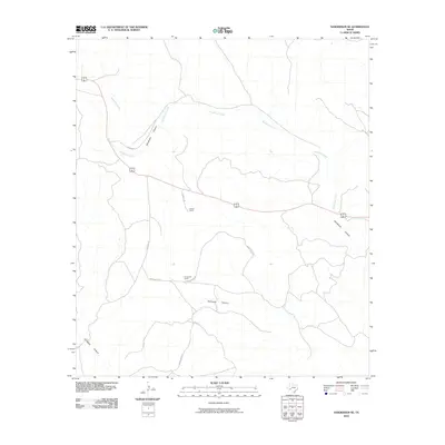 2010 Map of Sanderson SE, 2010 Print