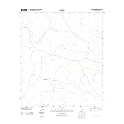 2012 Map of Sanderson SE, 2012 Print