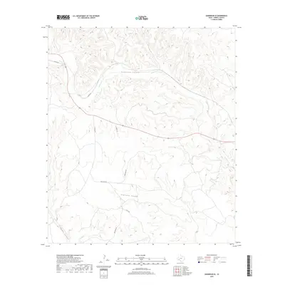 2019 Map of Sanderson SE, 2019 Print