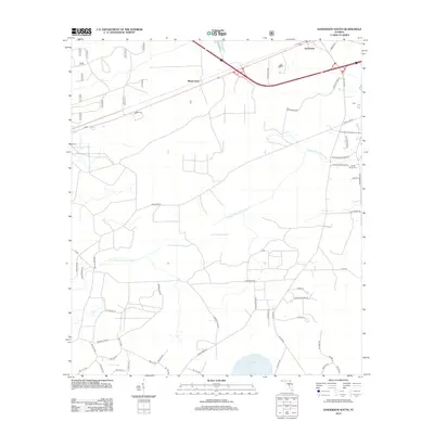 2012 Map of Sanderson South, 2012 Print