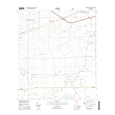 2015 Map of Sanderson South, 2015 Print