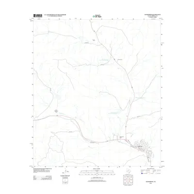2012 Map of Sanderson, 2012 Print