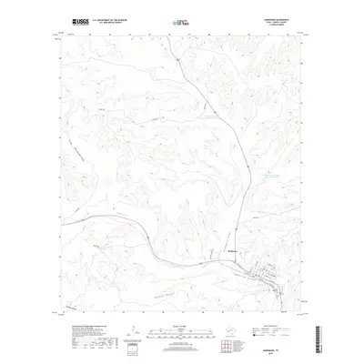 2019 Map of Sanderson, 2019 Print