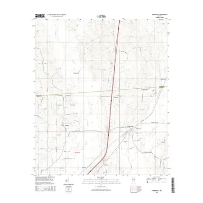 2015 Map of Sandersville, 2015 Print