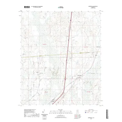 2020 Map of Sandersville, 2020 Print