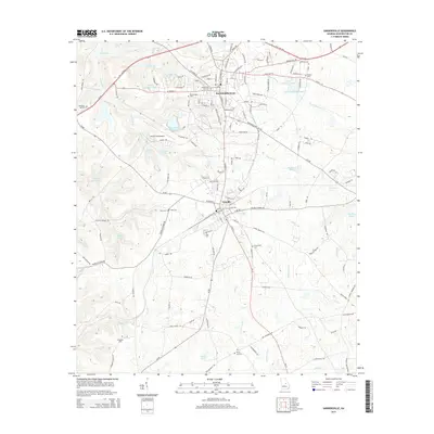 2014 Map of Sandersville, 2014 Print
