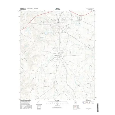 2017 Map of Sandersville, 2017 Print