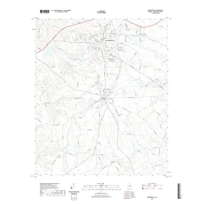 2020 Map of Sandersville, 2020 Print
