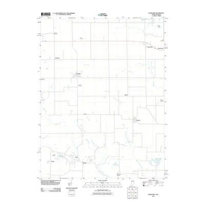 2011 Map of Sandford, 2011 Print