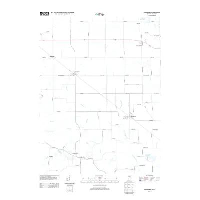 2013 Map of Sandford, 2013 Print