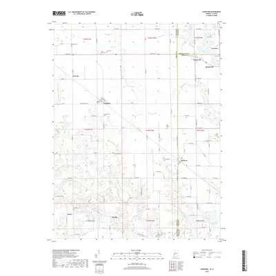 2019 Map of Sandford, 2019 Print