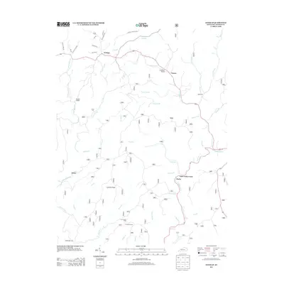 2013 Map of Sandgap, 2013 Print