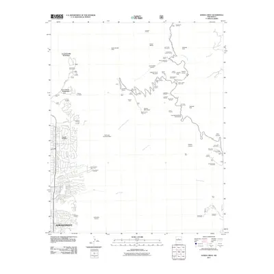 2011 Map of Sandia Crest, 2011 Print