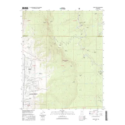 2017 Map of Sandia Crest, 2017 Print
