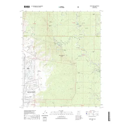 2020 Map of Sandia Crest, 2020 Print