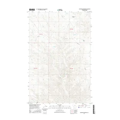 2017 Map of Sandpiper Reservoir, 2017 Print