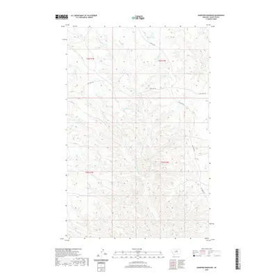 2020 Map of Sandpiper Reservoir, 2020 Print