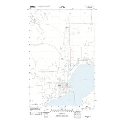 2011 Map of Sandpoint, 2011 Print