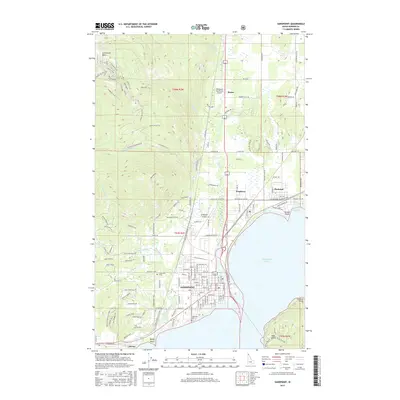 2017 Map of Sandpoint, 2017 Print