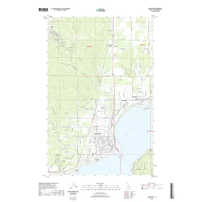 2020 Map of Sandpoint, 2020 Print