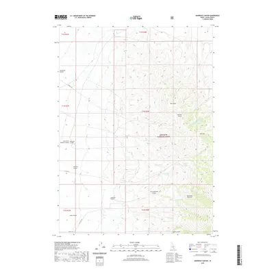 2020 Map of Sandrock Canyon, 2020 Print