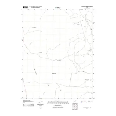 2011 Map of Sandstone Draw, 2011 Print