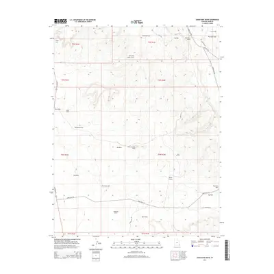 2014 Map of Sandstone Draw, 2014 Print
