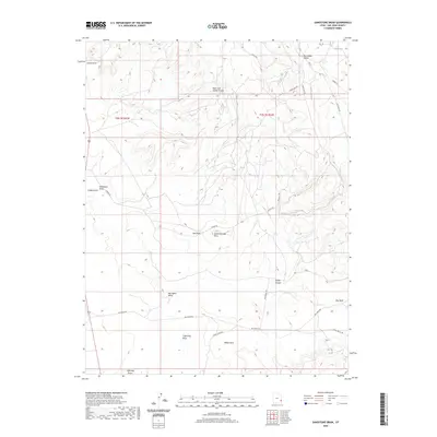 2020 Map of Sandstone Draw, 2020 Print