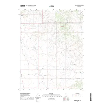 2023 Map of Sandstone Draw, 2023 Print