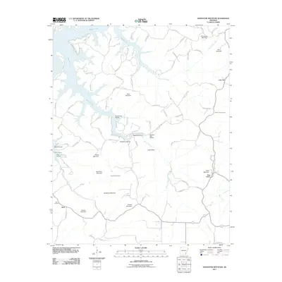 2011 Map of Sandstone Mountain, 2011 Print