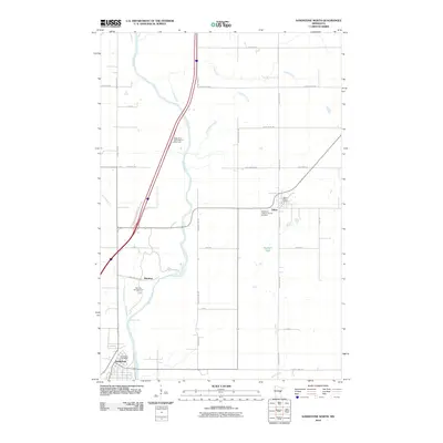 2010 Map of Sandstone North, 2010 Print