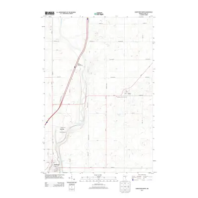 2013 Map of Sandstone North, 2013 Print