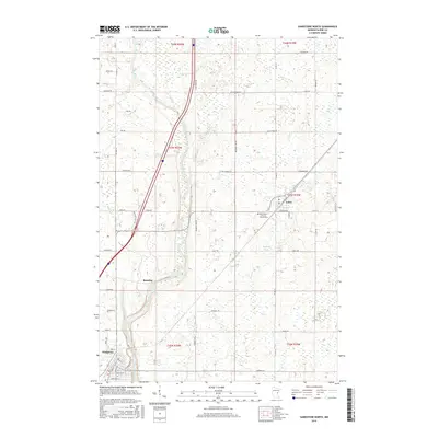 2016 Map of Sandstone North, 2016 Print