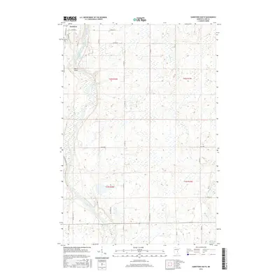 2016 Map of Sandstone South, 2016 Print