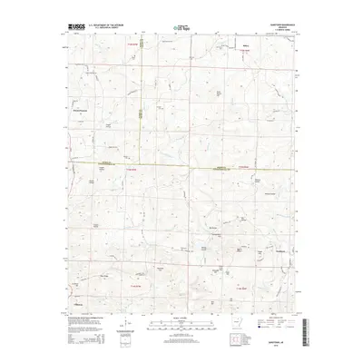 2014 Map of Sandtown, 2014 Print